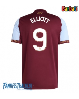Aston Villa Harvey Elliott #9 Tricou Fotbal Replică 2025-26 Barbati Acasa
